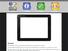 Tablet Screenshot of mega-app.com